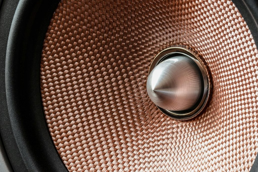 Gold and Gray Bullet Tweeter Speaker